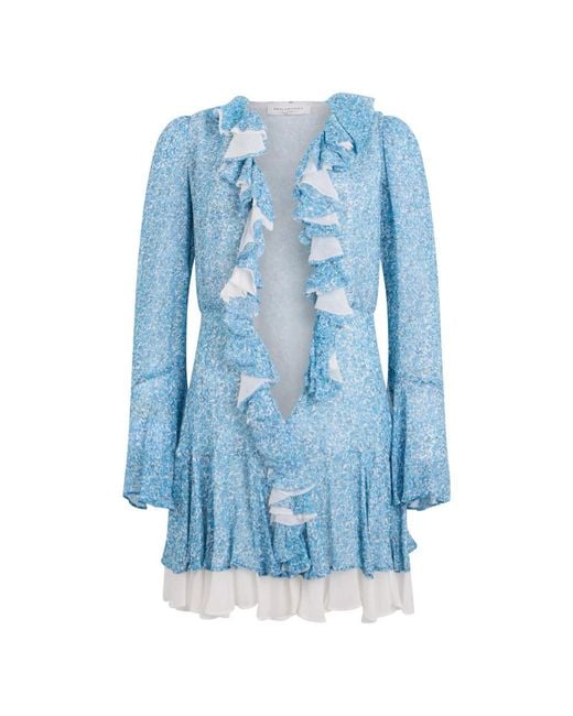 Philosophy Di Lorenzo Serafini Blue Short Dresses