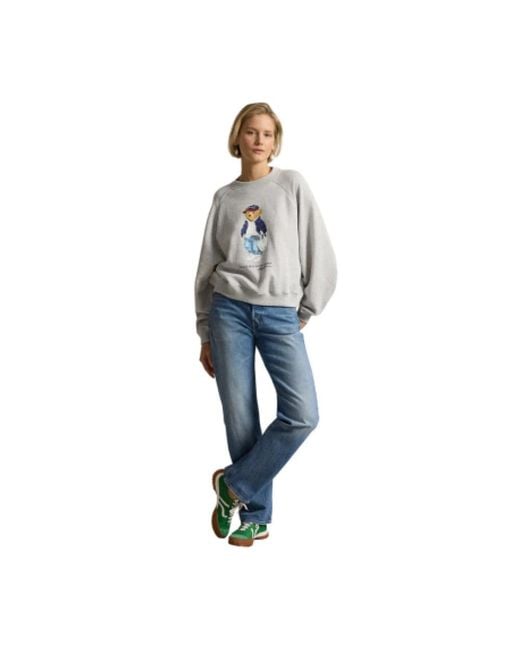 Ralph Lauren White Sweatshirts