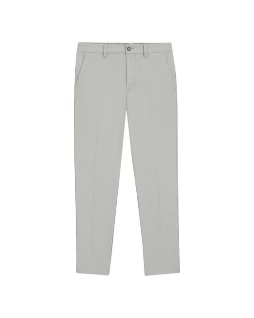 HUGO Broeken ,Grijs ,Katoen Slim-Fit Broeken in het Gray voor heren