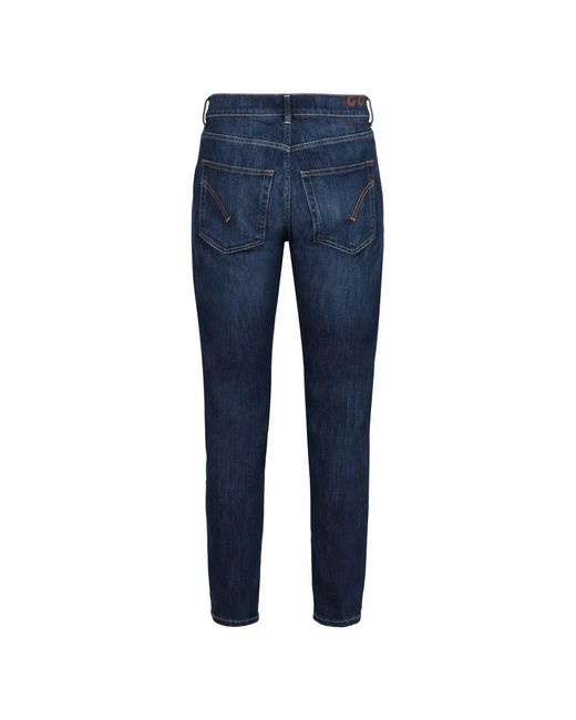 Dondup Stretch Skinny Jeans Mit Kontrastnähten in Blue für Herren