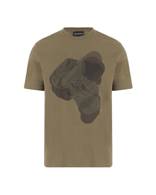 Emporio Armani Green T-Shirts for men