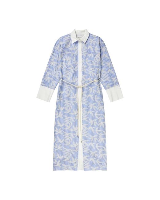 Munthe Blue Shirt Dresses