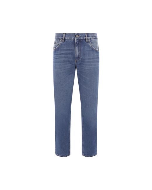 Slim-Fit Jeans di Dolce & Gabbana in Blue da Uomo