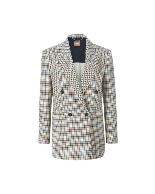Blazers Boss de color Gray