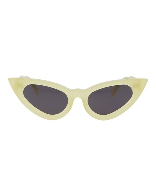 Kuboraum Blue Stylische sonnenbrille mit maske y3