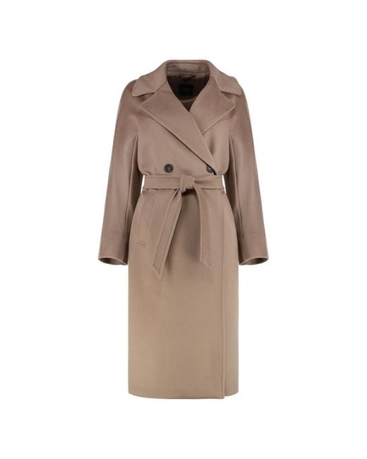 Weekend by Maxmara Brown Belted Coats