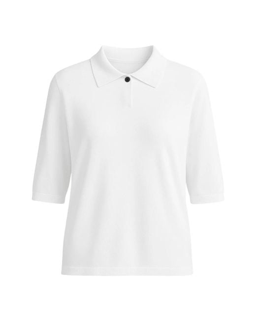 Round-Neck Knitwear Liviana Conti en coloris White