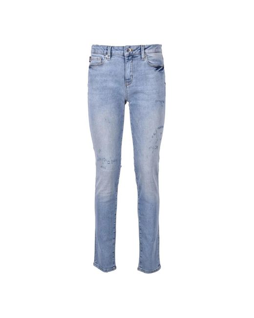 Skinny Jeans Love Moschino en coloris Blue