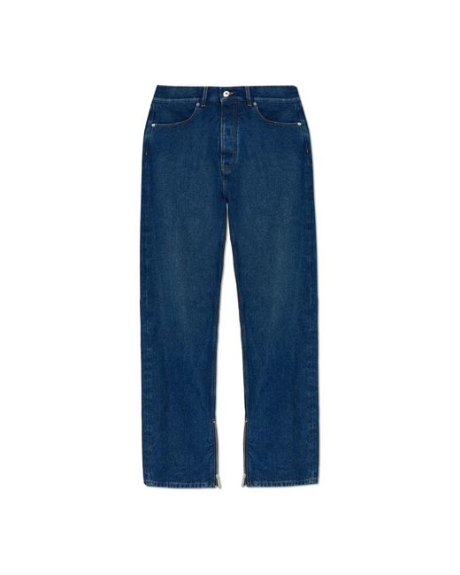 Off-White c/o Virgil Abloh Straight Jeans in het Blue voor heren