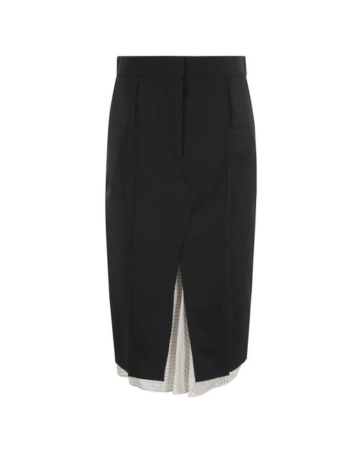 Marni Black Midi Skirts