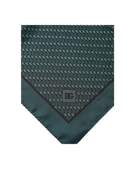 Dolce & Gabbana Green Handkerchiefs for men