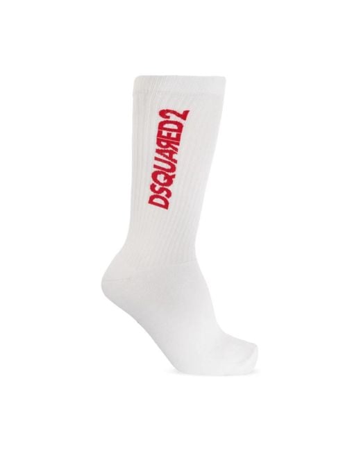 DSquared² White Socks for men