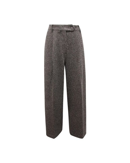 EMMA & GAIA 44P186 Rechte Broek in het Gray