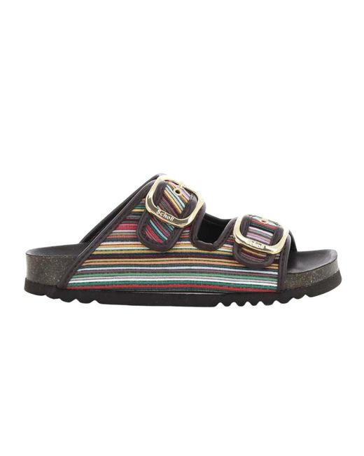 Sliders Scholl de color Brown