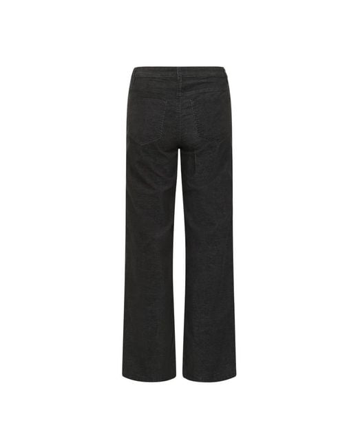 Wide Jeans Kaffe de color Black