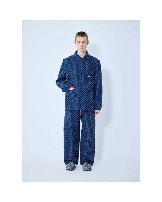 Gucci Blue Light Jackets for men