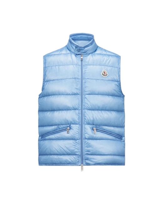 Moncler Vests in het Blue voor heren