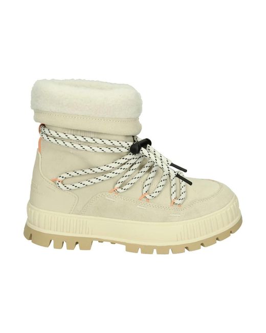 Palladium Schoenen ,Leer Pallashock Hiver in het Natural