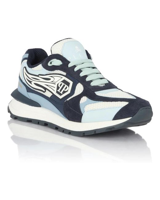 Philipp Plein Blue Sneakers for men