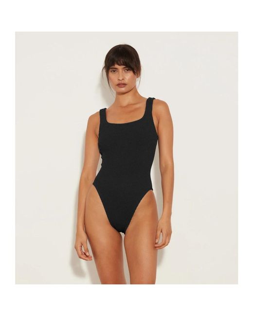 Hunza G Black Swimsuits