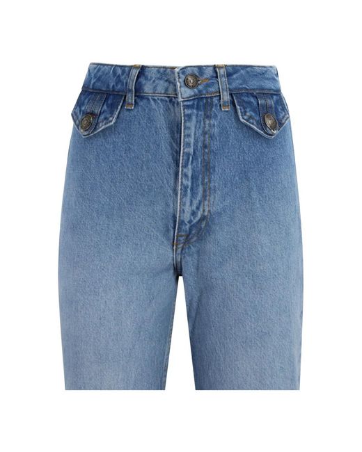 ROTATE BIRGER CHRISTENSEN Blue Flared Jeans