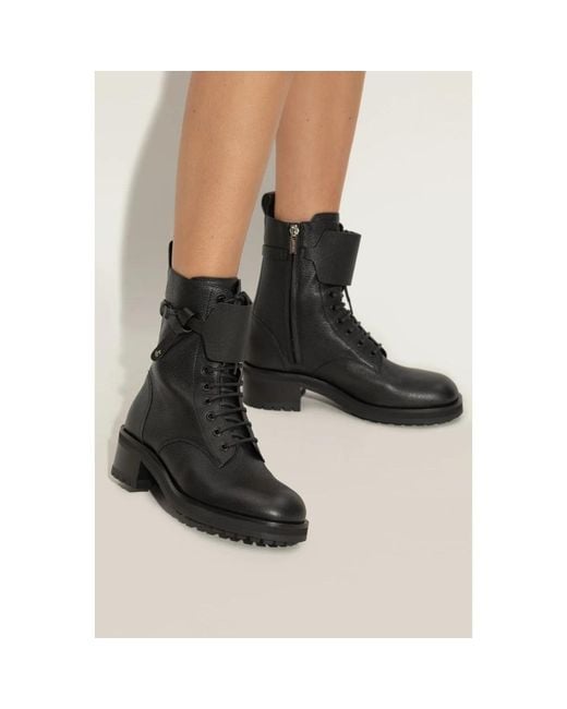 Jimmy Choo Lace-Up Boots in het Black