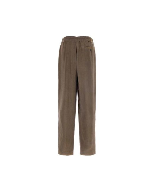 Giorgio Armani Natural Straight Trousers for men