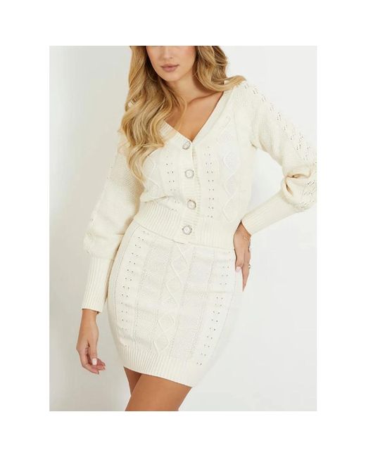 Guess White Cardigans