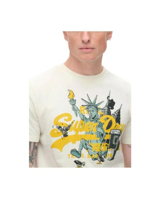 Superdry White T-Shirts for men