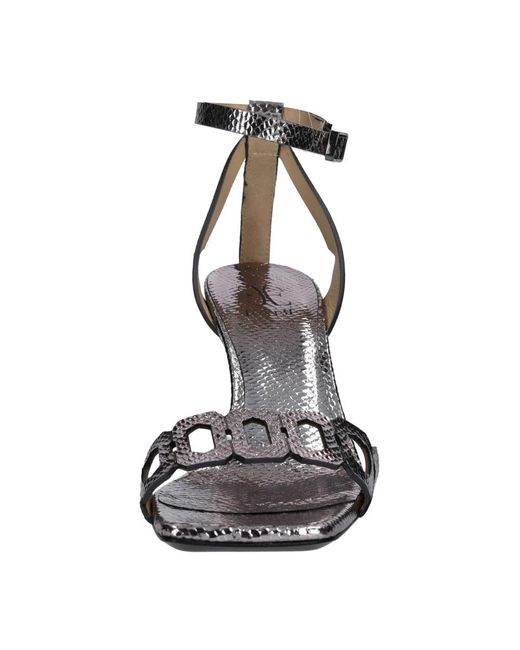 Fabi Black High Heel Sandalen