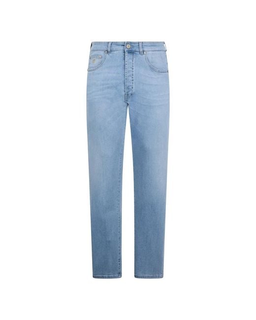 Moorer Blue Slim Fit Jeans for men