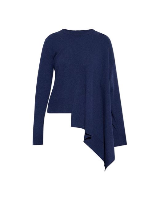 Alexander McQueen Blue Kaschmirpullover