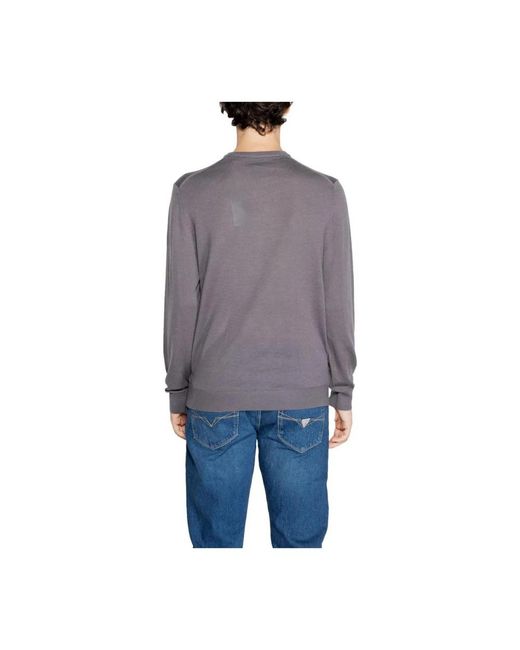 Round-Neck Knitwear ARMANI EXCHANGE pour homme en coloris Blue