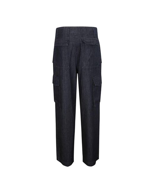Trousers > tapered trousers Dries Van Noten en coloris Blue