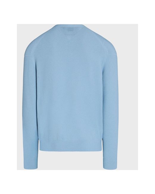 ALPHATAURI Blue Round-Neck Knitwear for men