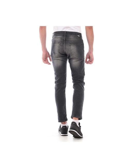 Daniele Alessandrini Gray Slim Fit Jeans for men