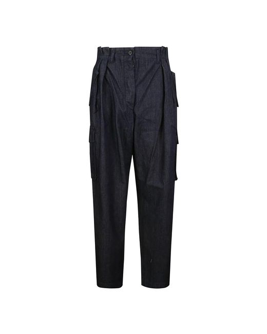 Trousers > tapered trousers Dries Van Noten en coloris Blue
