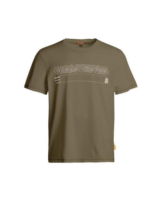 T-Shirts di Parajumpers in Green da Uomo