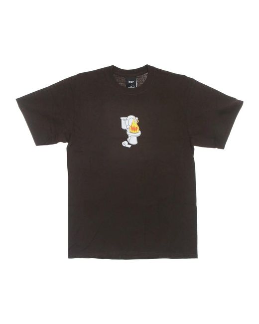 Huf Hot Tee T-Shirt in het Black voor heren