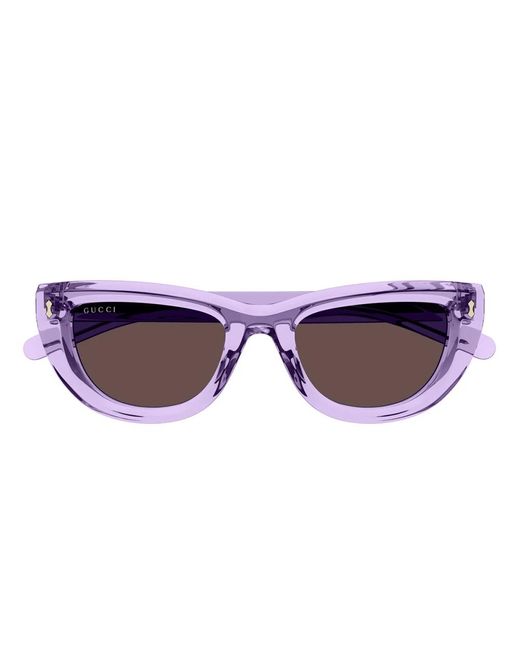 Gucci Purple Elegante cat eye sonnenbrille gg1521s