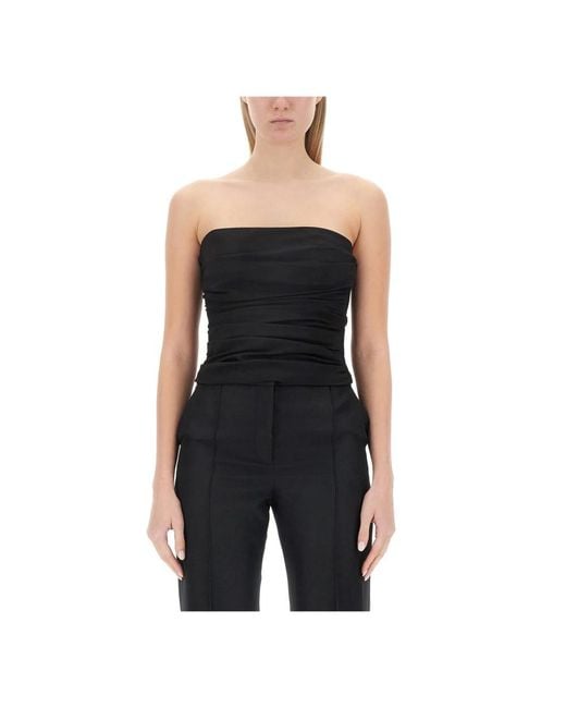 Moschino Black Sleeveless Tops