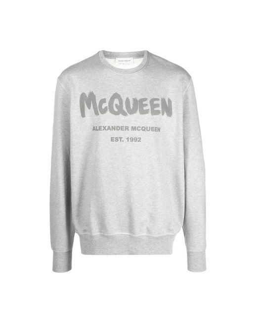 Alexander McQueen Gray Sweatshirts for men