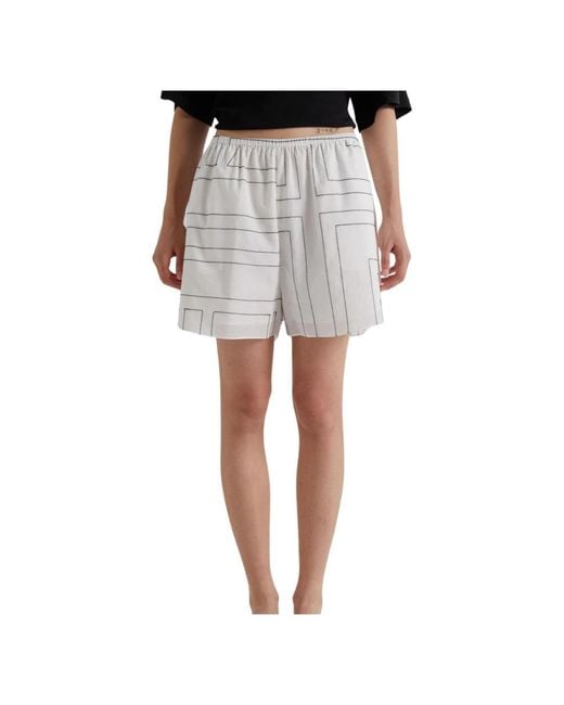 MEIMEIJ Gray Casual Shorts