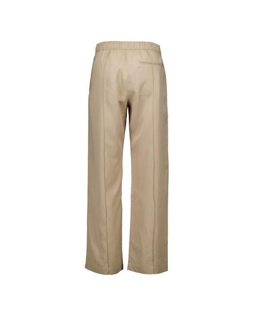 Trousers > straight trousers Samsøe & Samsøe en coloris Natural