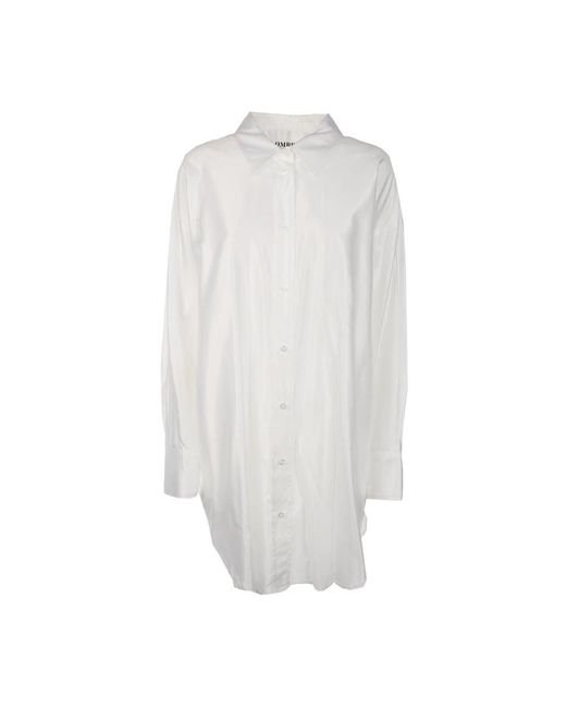OMBRA MILANO White Shirt Dresses