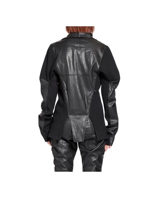 Yehuafan Black Leather Jackets