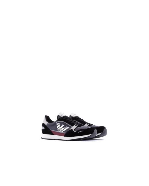 Emporio Armani Blue Sneakers for men