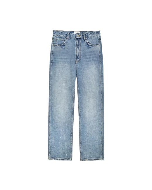 Cropped jeans di Anine Bing in Blue