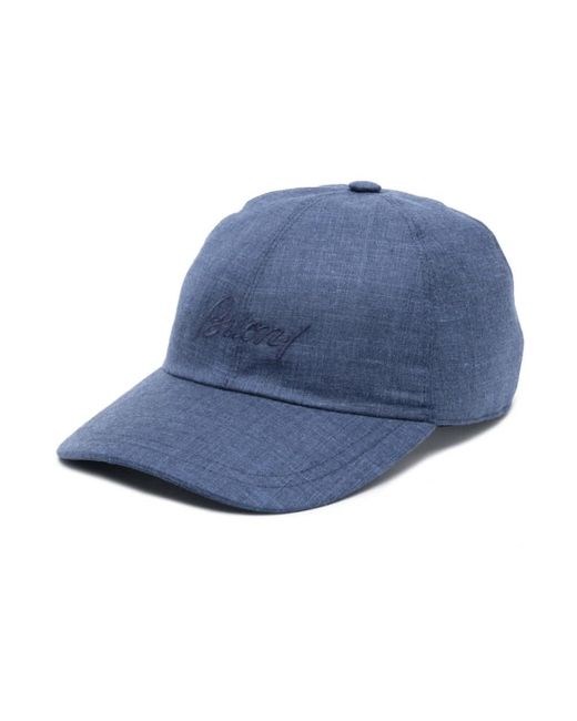 Brioni Blue Caps for men