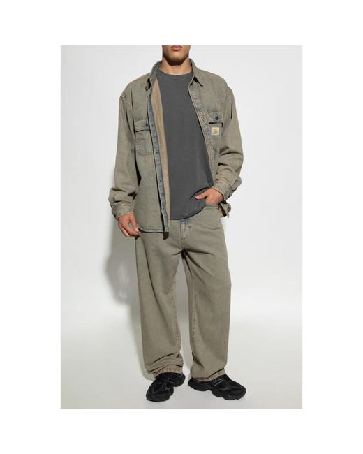 Carhartt Straight Jeans in het Gray voor heren